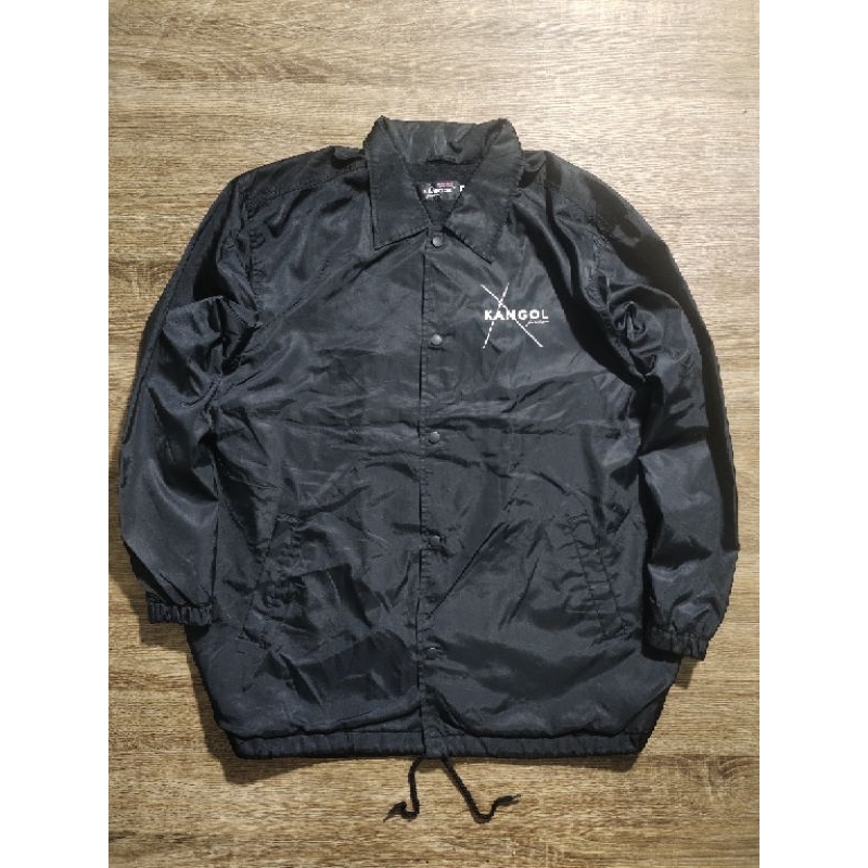 KANGOL COACH JACKET BIG LOGO