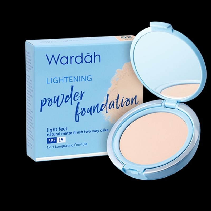Wardah Lightening Powder Foundation Full Set