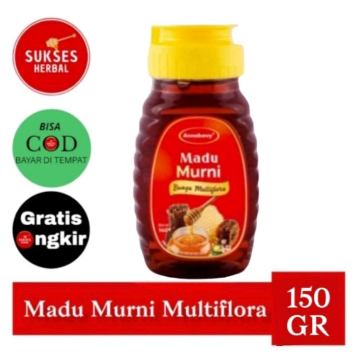 

Madu Multiflora Asli Dan Murni 100% 150 gram Kemasan TJ