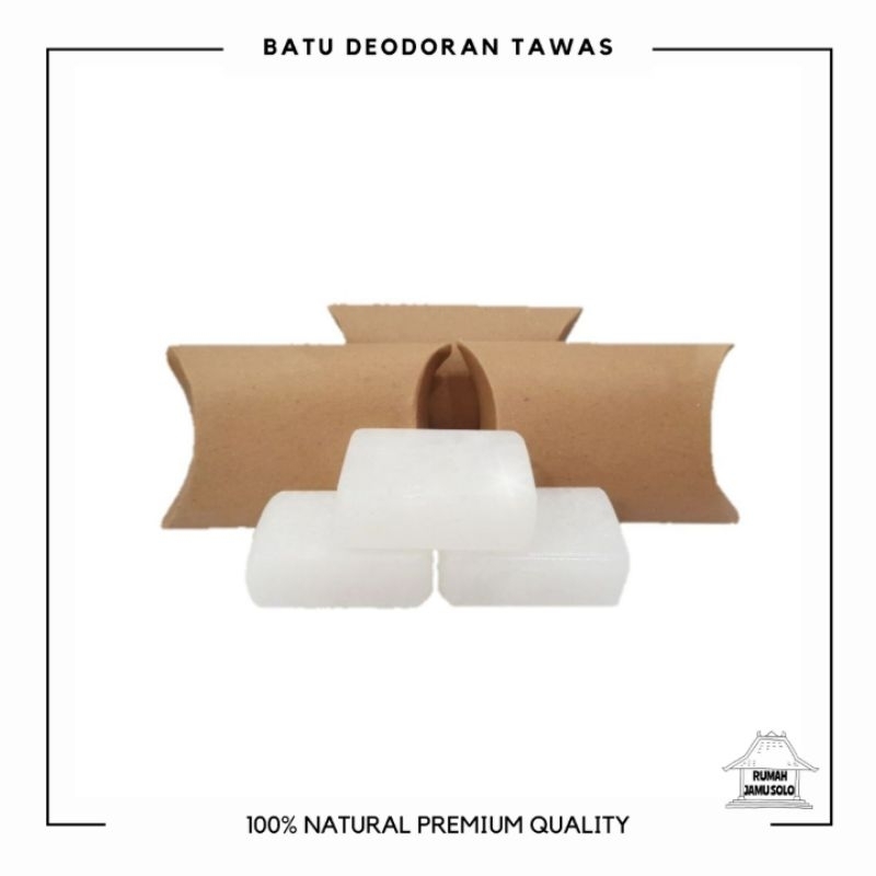 

Premium Batu Deodorant Tawas bentuk Kotak deodorant alami tawas crystal