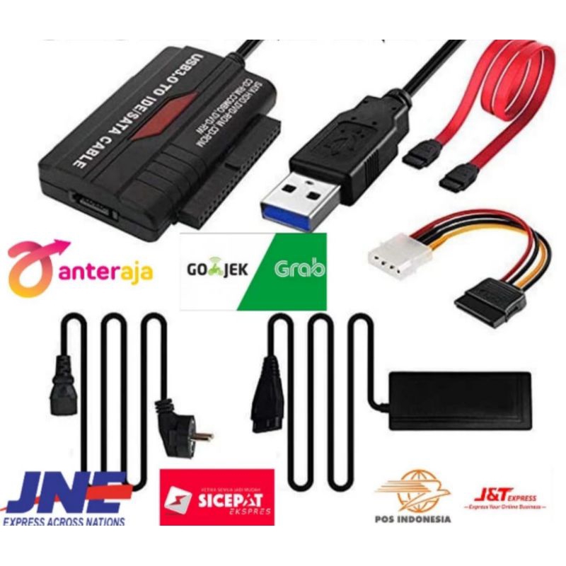 Kabel Konverter USB 3.0 To Sata / IDE Cable Adaptor Converter Hardisk