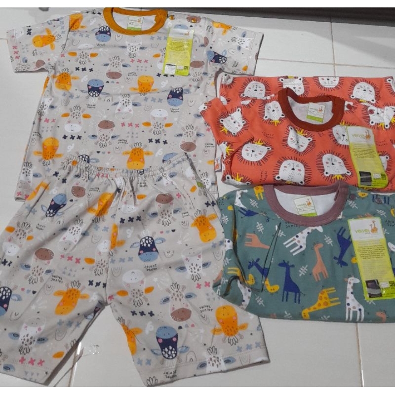 Setelan anak Velvet jonior Motif New