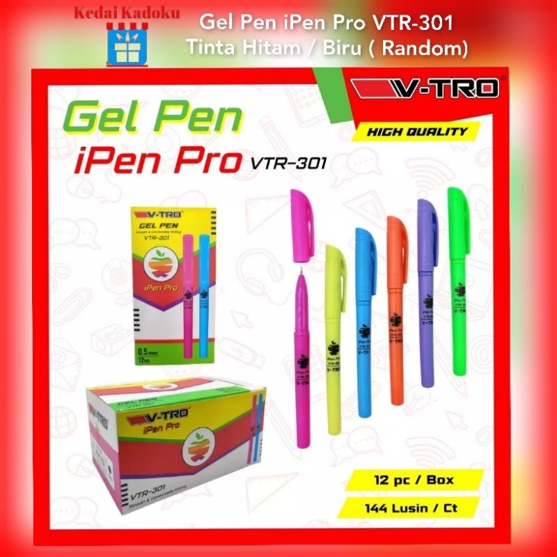 

Gel Pen iPen V-Tro 301 Gel Ink 0.5 M Kedaikadoku