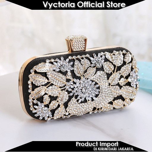 (COD) Vyctoria VOS003 Tas Pesta Elegan Wanita Cantik Terbaru JT003 003