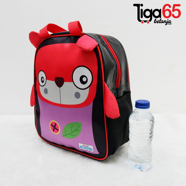 365 Backpack Fashion Tas Ransel Bahan Kulit Sintetis Halus Printing Warna / BAG RANSEL 9923 12&quot;