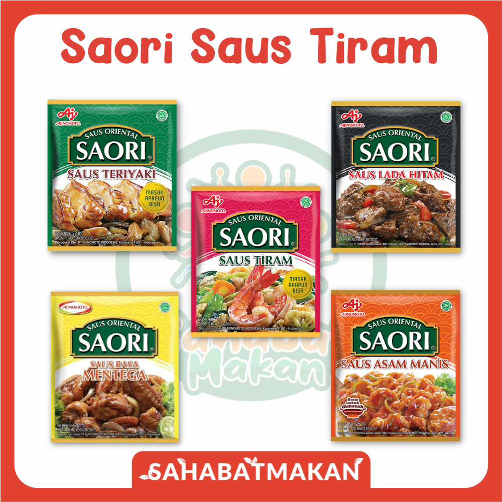 Saori Saus Tiram, Asam Manis, Teriyaki, Lada Hitam, Saus Mentega / Blackpepper — SahabatMakan