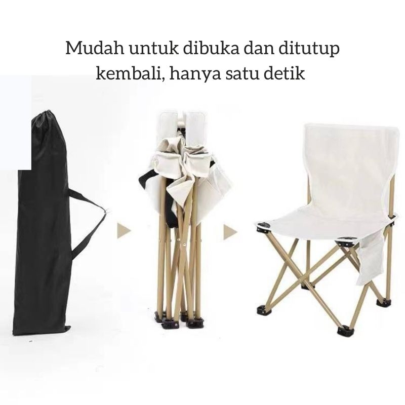 Meja Kursi Lipat Portable / Meja Kursi Gunung &amp; Camping Serbaguna - SOSOYO