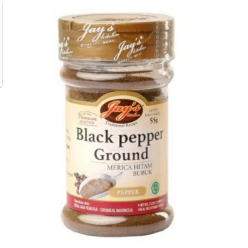 

JAYS BLACK PEPPER GROUND / MERICA HITAM BUBUK 55GR