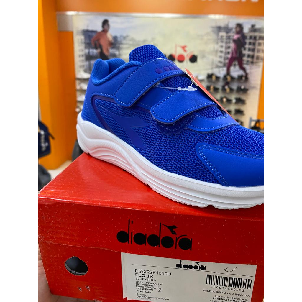 Diadora Flo Blue Jr Kid's Shoes Original