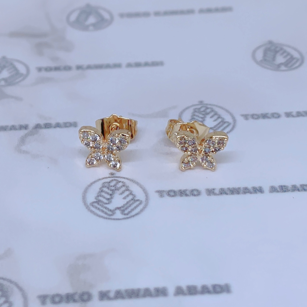 Anting Xuping Gold Perhiasan Fashion Wanita Model Tusuk Permata Bintang *07