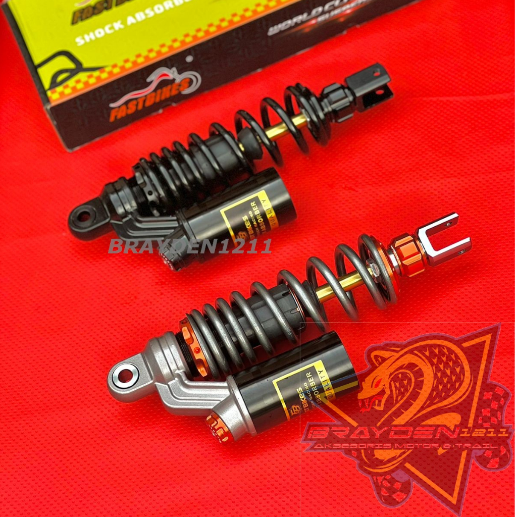 SHOCK BELAKANG MOTOR MATIC COPY KTC  300MM 330MM