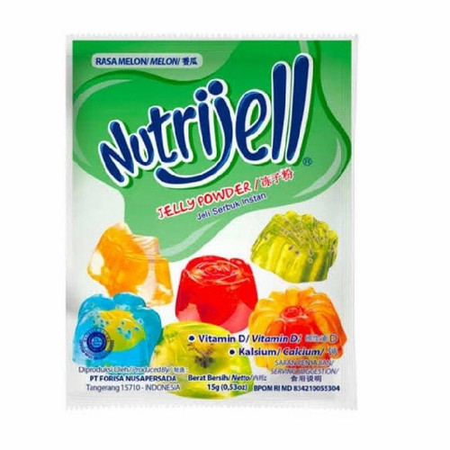 

Nutrijell Rasa Melon Sachet 20 gram Dus isi 12 pcs