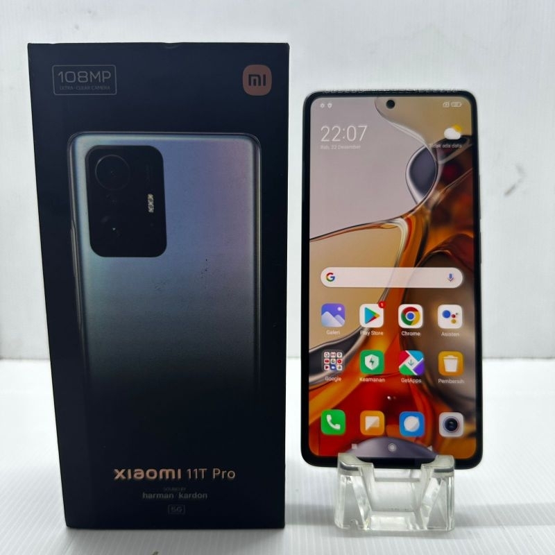Second Xiaomi  MI 11T Pro12/256gb Fullset Mulus No Minus Ex Garansi Resmi