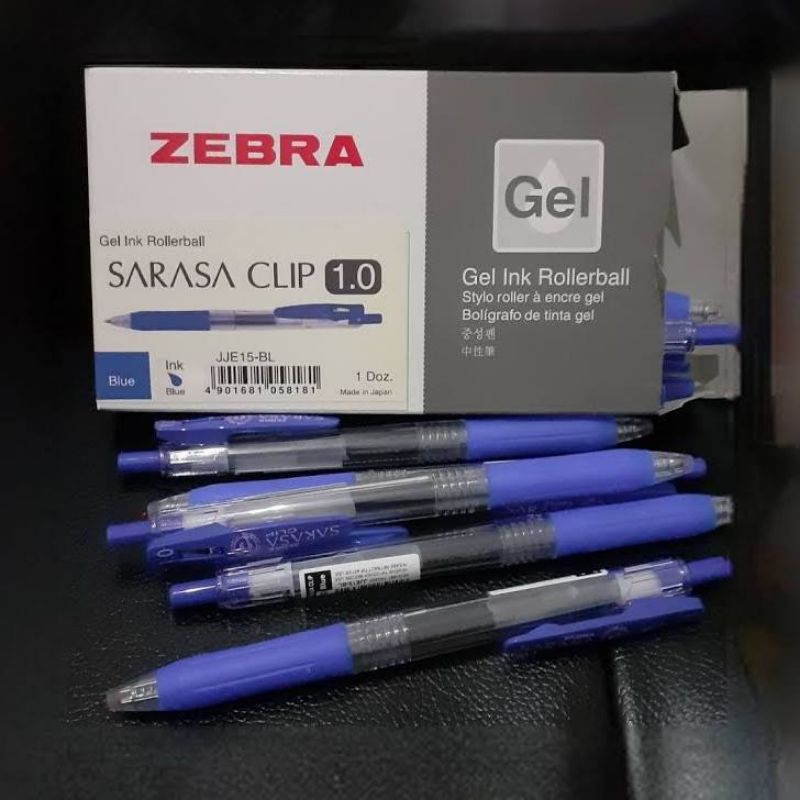 

Pulpen Gel Sarasa Zebra 1.0mm Biru 1 Pack