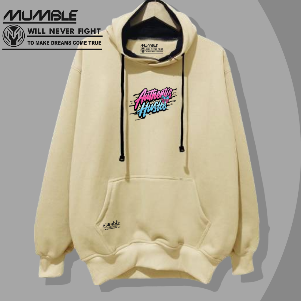 Swiiter Hoodie Cowok Dewasa Warna Cream Aesthetic Grafitty Sweater Hoddie Pria Premium Diustro Japan style List Authentic Hustle