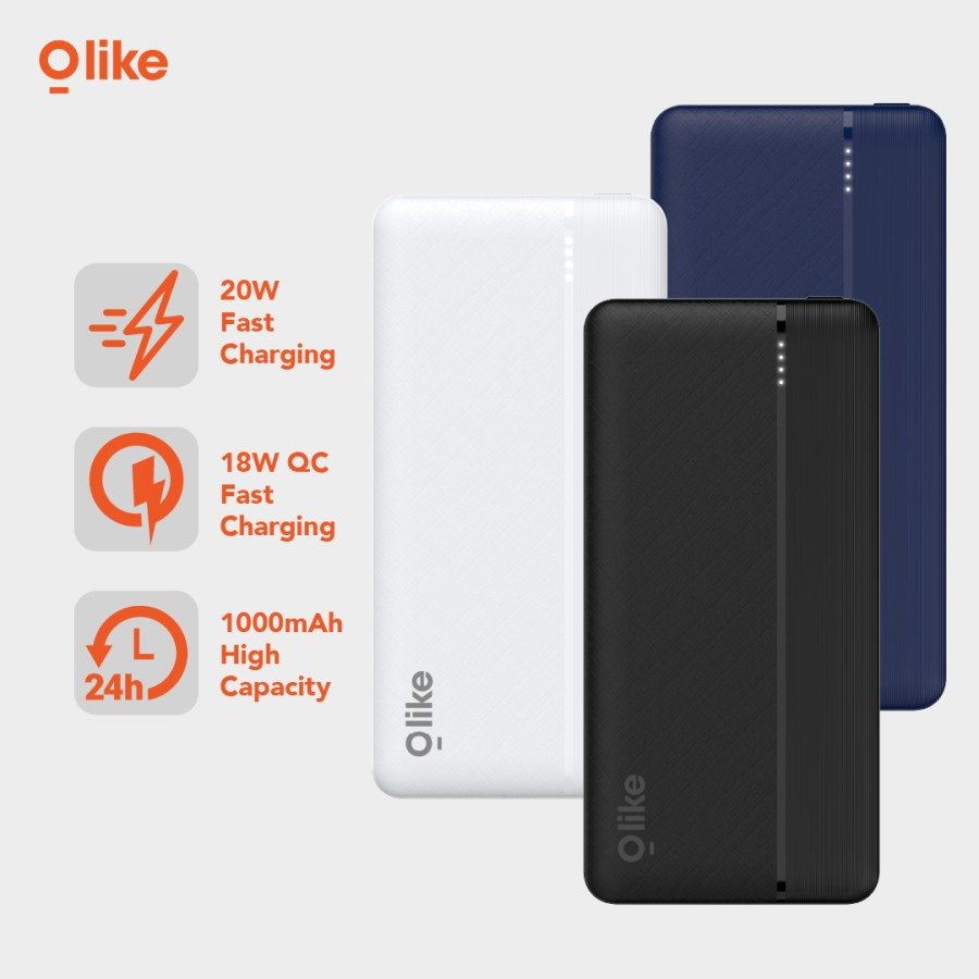 OLIKE POWERBANK 10000MAH FAST CHARGING 20W QUICK CHARGE 18W P1S