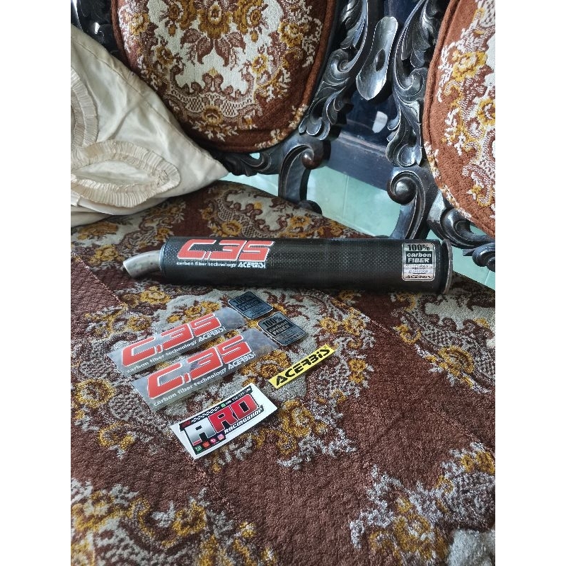 Sticker emblem Knalpot Acerbis C35