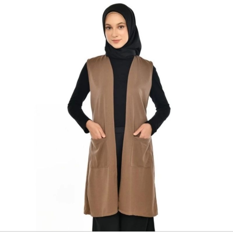 RANTI CARDIGAN/OUTER TANPA LENGAN TERBARU