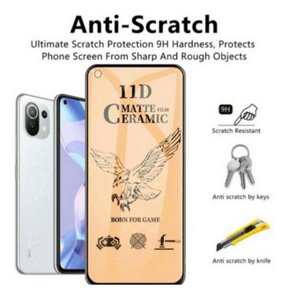 SAMSUNG A24 Tempered Glass Anti Gores FULL CERAMIC Matte Anti Glare Anti Minyak SAMSUNG A24