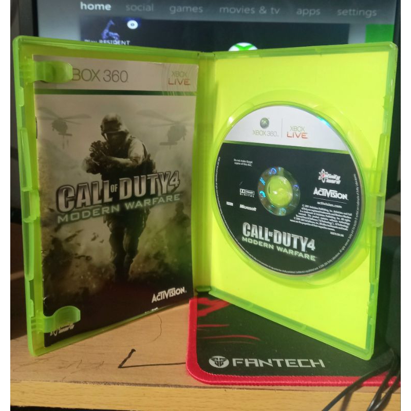 BD Kaset Call Of Duty4 Modern Warfare Xbox 360(PAL)