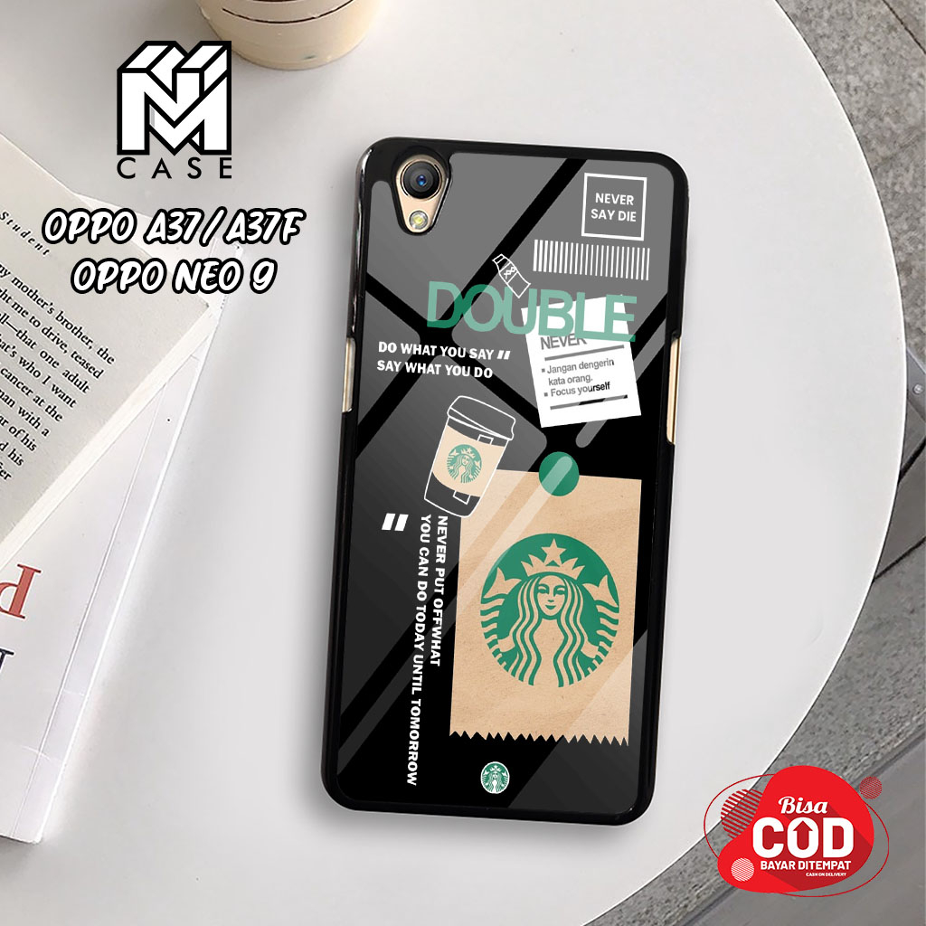 NM Case - Case Hp Oppo A37/A37F/NEO 9 Terbaru - 19 - Fashion Case Starbucks Casing Hp Case Murah Sof