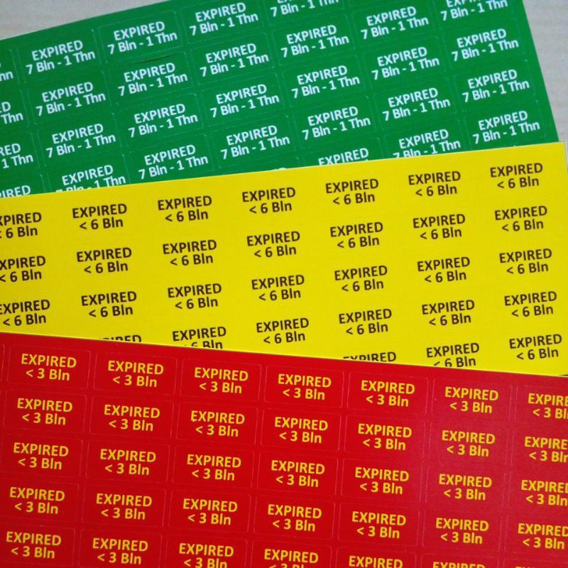 

Stiker Label Expired Obat 2 baris