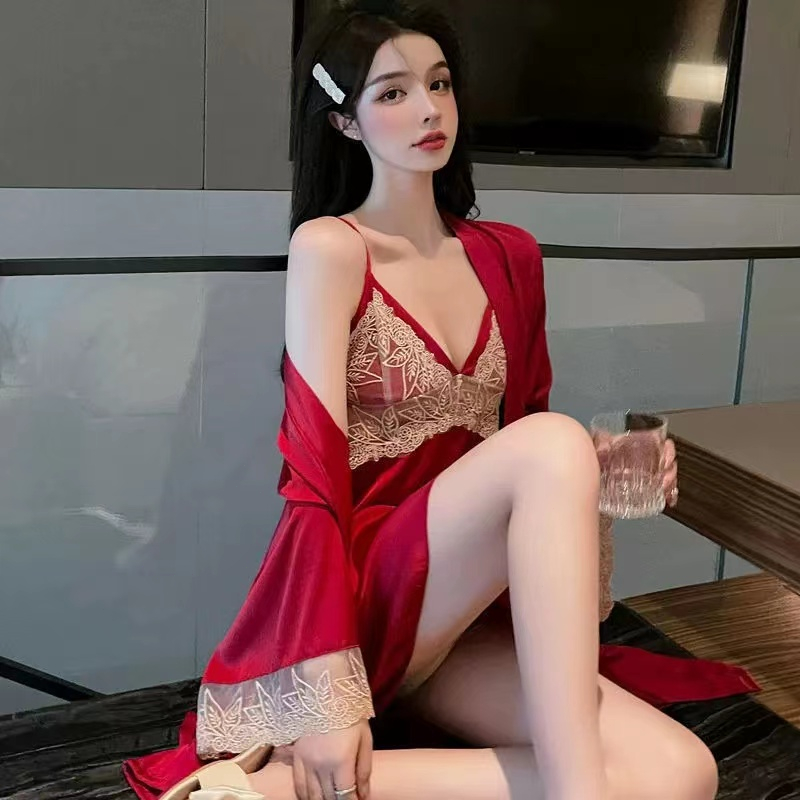 2023 Rok Bingshi Korea Baru+Hot Bud Studios/Senior Sexy Paper Set/Lingerie Kimono Set