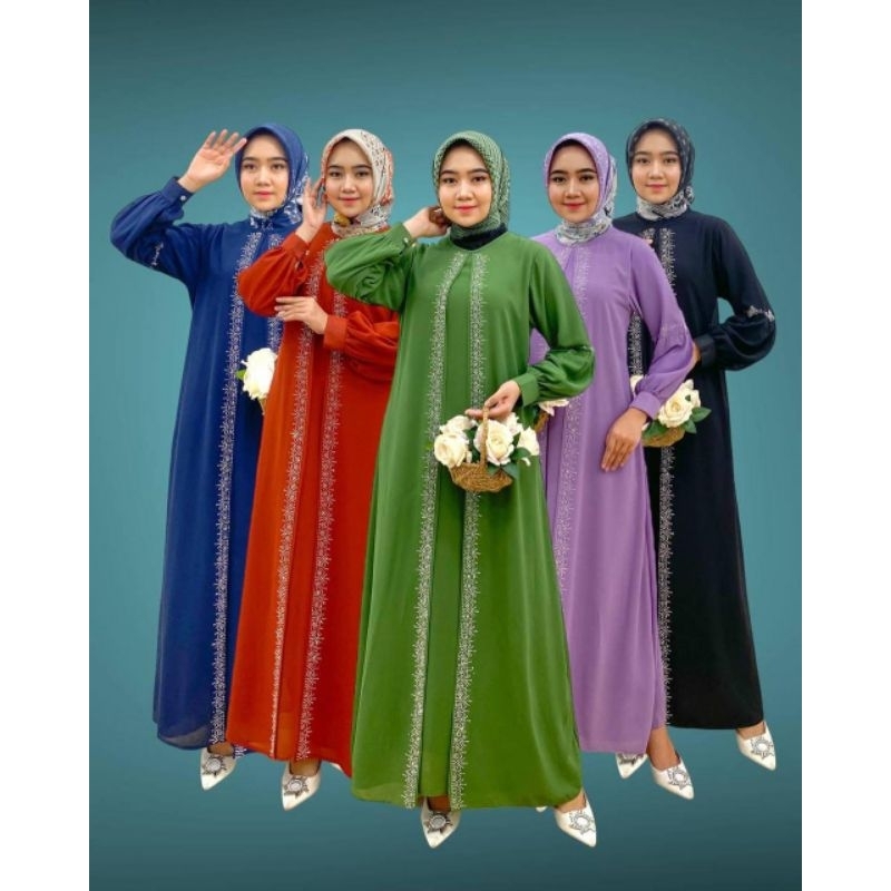 PB Prilly Busana - QYA VOL.2 GAMIS MALAYSIA CERUTY PAYET-GAMIS PAYET - DRESS MEWAH - DRESS PESTA