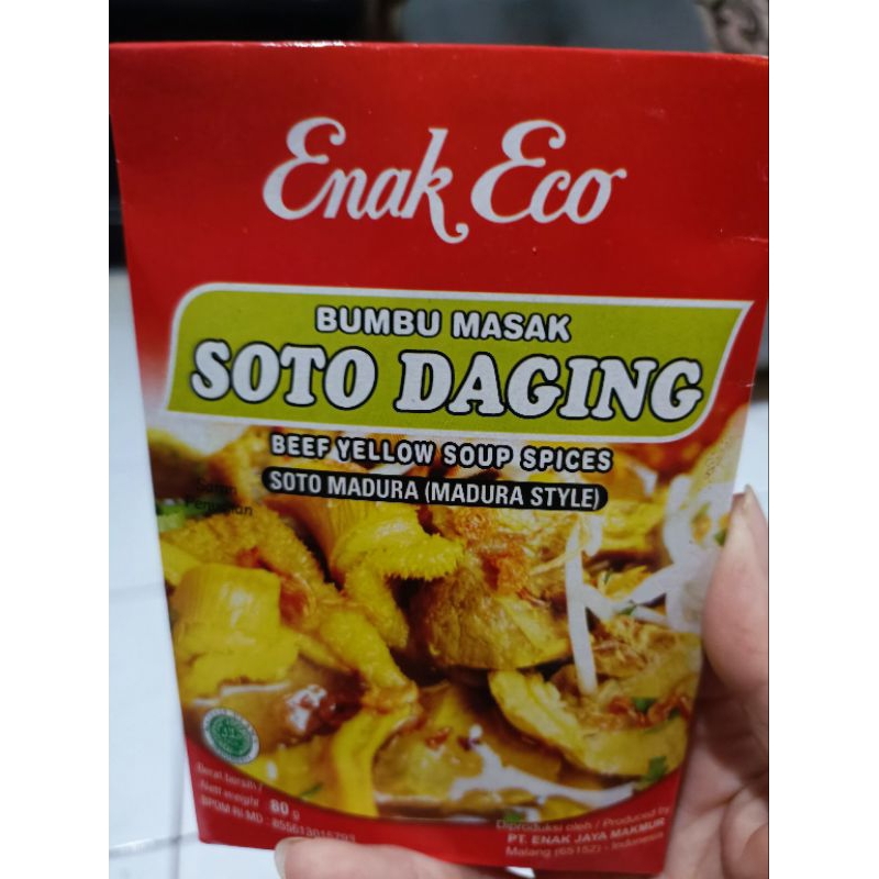 

Enak Eco Bumbu Soto Daging