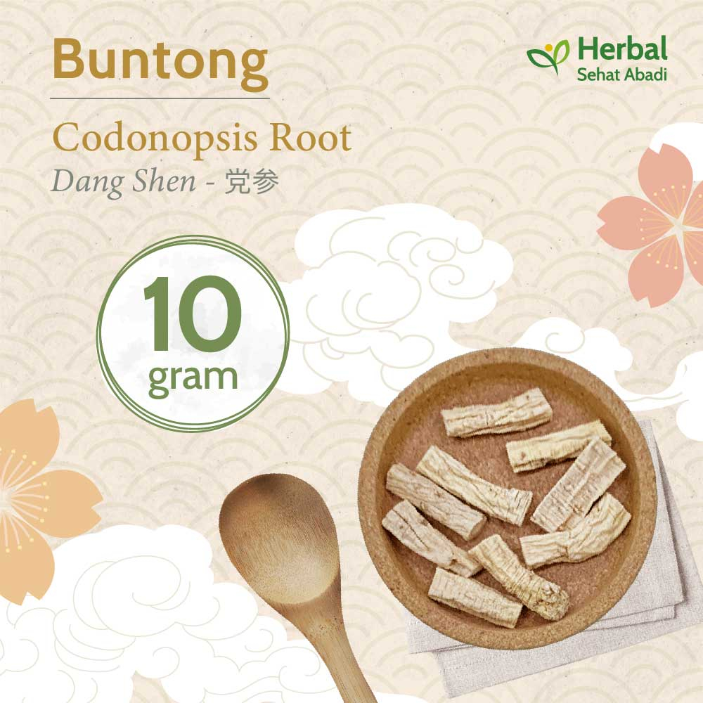 

Tong Sem 10 gram / Dang Shen (党参) / Tong Sim / Codonopsis Root