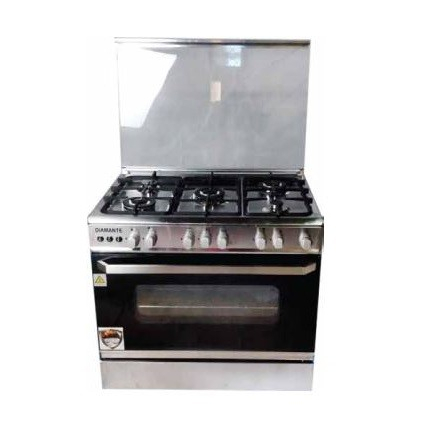 Freestanding Kompor 5 Burners DIAMANTE MILANO MAXI STILE FULL STAINLES