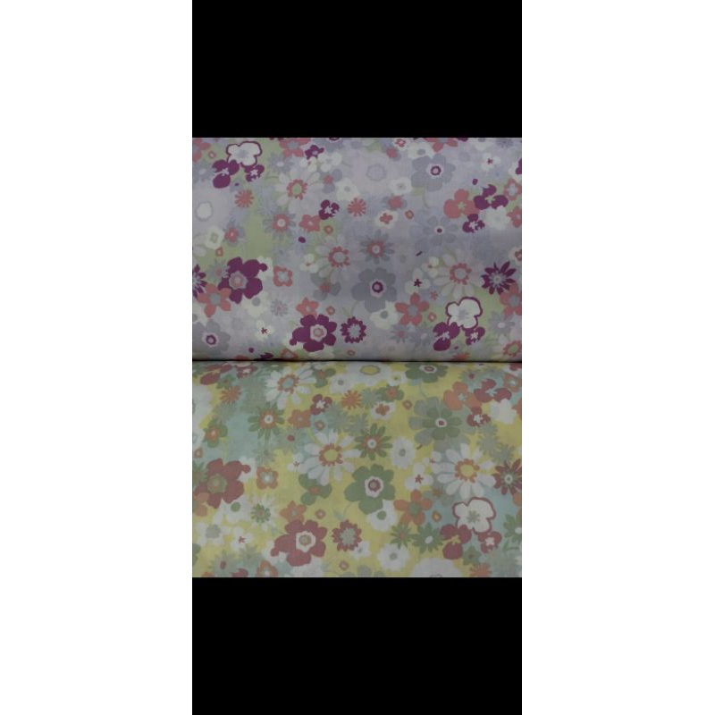 katun jepang tokai senko motif bunga