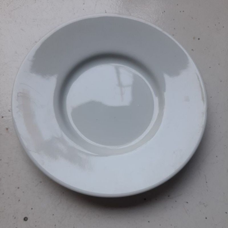 Piring Kecil Keramik KEDAUNG Second, Saucer/Tata Cangkir 6pcs