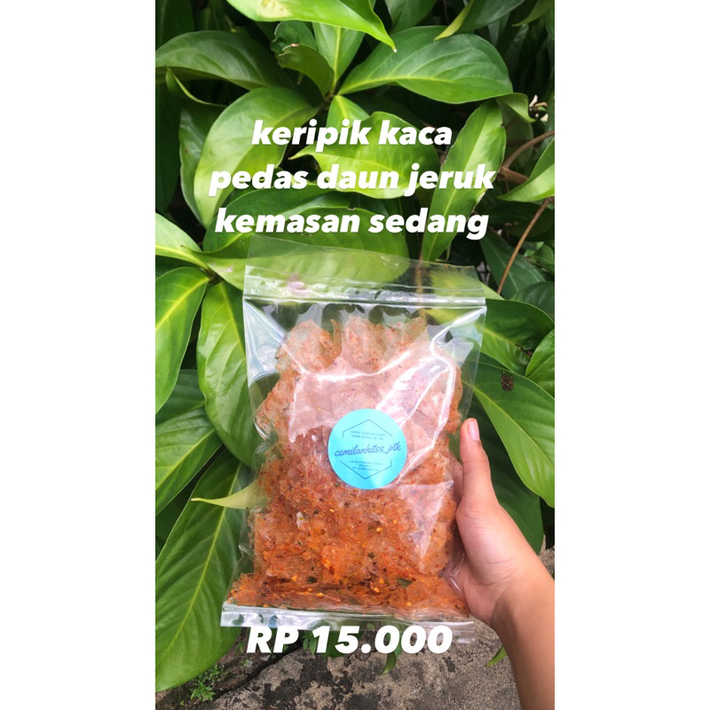 

kripik kaca pedas daun jeruk