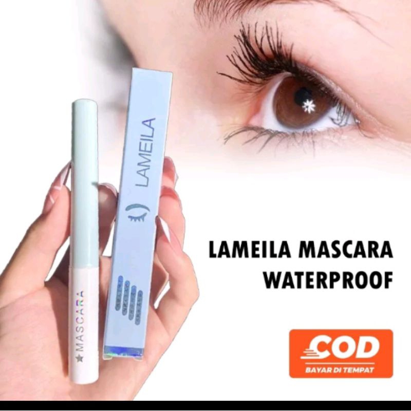 KODE C | LAMEILA Maskara Biru Muda Anti Air dan Tahan Lama