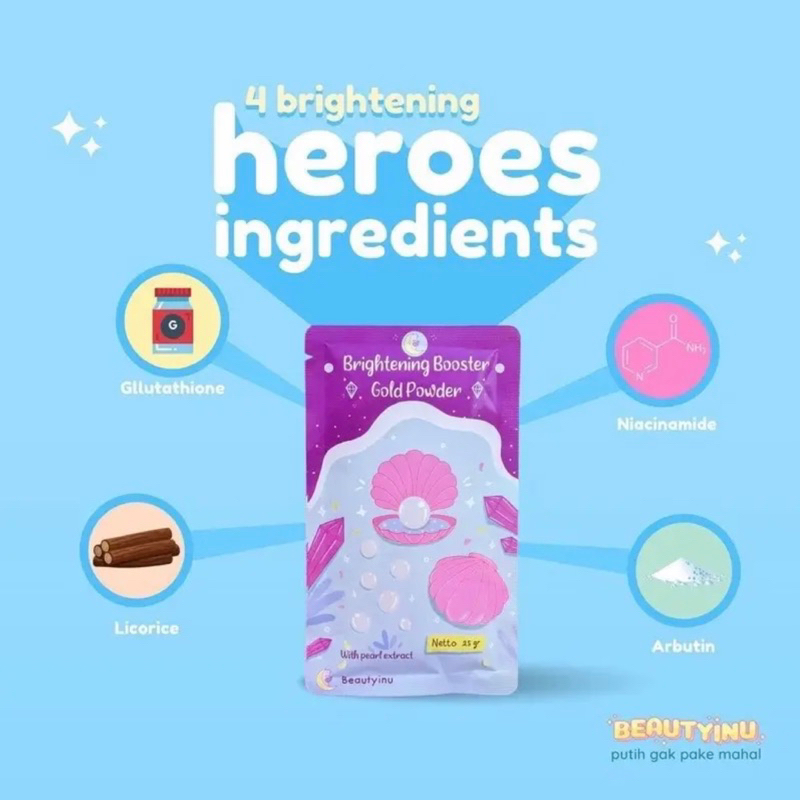 Brightening Booster gold powder