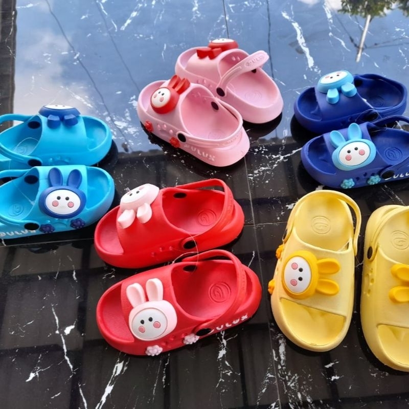 Sandal Anak Laki-laki Perempuan Sandal Jelly Import Sandal Karet Import Sandal Dulux Rabbit