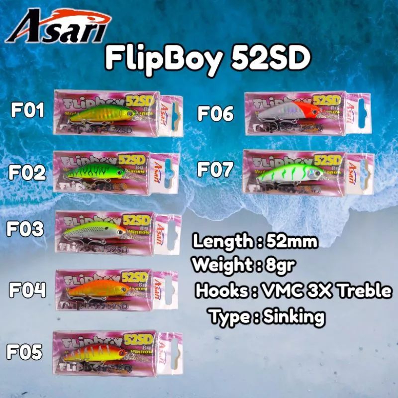 Minnow Asari Flipboy 52SD