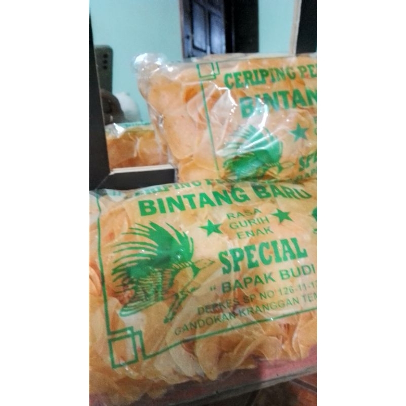 

kerupuk/keripik singkong pedas manis/puyur enak kemasan 500gr