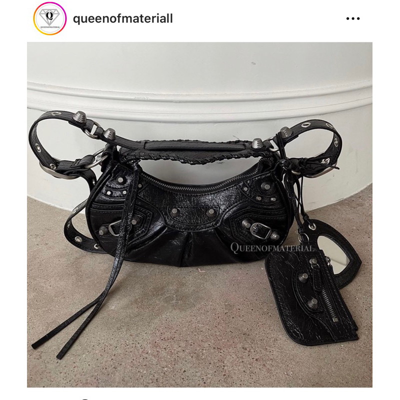 po may queen of material bag