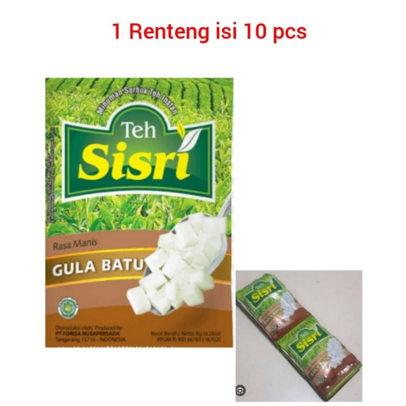 

[Harga Grosir] TEH SISRI KEMASAN 1 RENTENG ISI 10 PCS