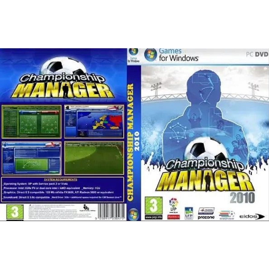 Championship Manager 2010 plus data editor COMPLETE PC GAMES