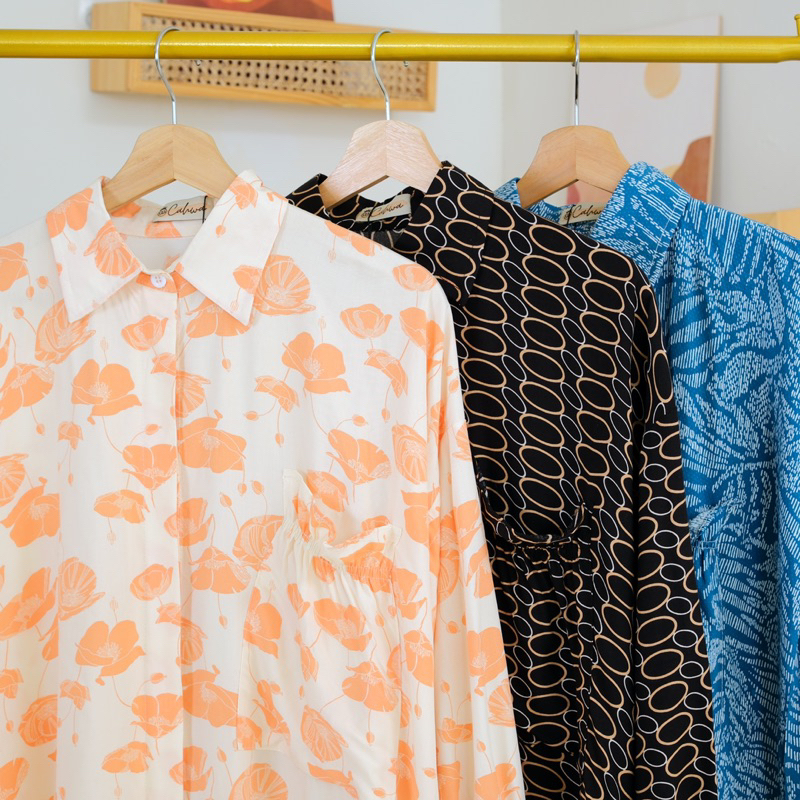 INARA ONESET OVERSIZE NEW‼️ kemeja oversized piyama stelan oversized premium