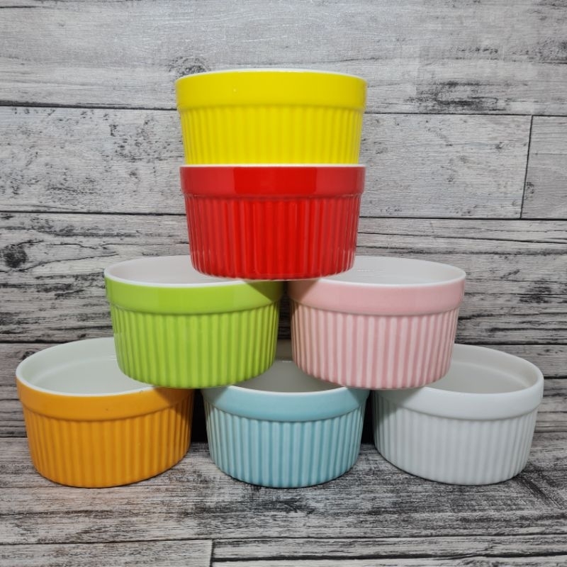 Ramekin bowl / soufle cake mold bakeware / mangkok keramik tahan panas