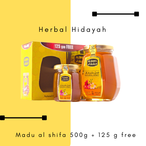 

Madu Al Shifa 500gr Alshifa free bonus 125gr madu import saudi madu murni