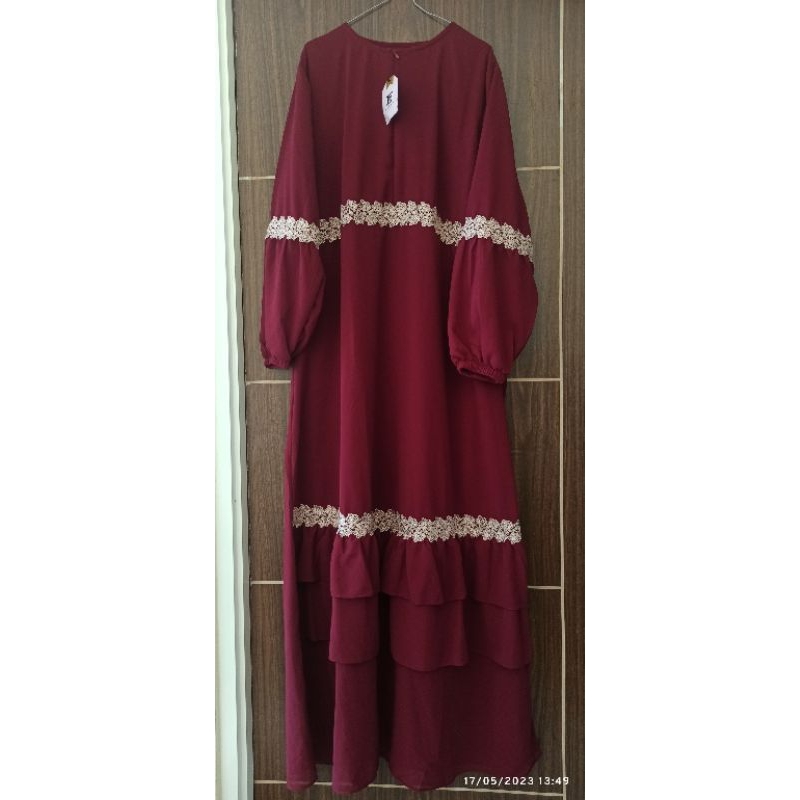 gamis mewah ceruty baby doll premium