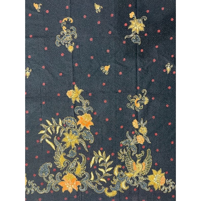 Kain Batik Tulis Lawas Pekalongan motif burung Monalisa Terang Bulan circa1970