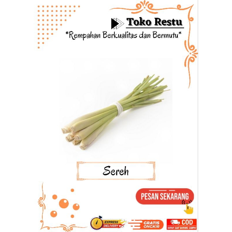 

Sereh by Toko Restu - Rempahan Berkualitas dan Bermutu