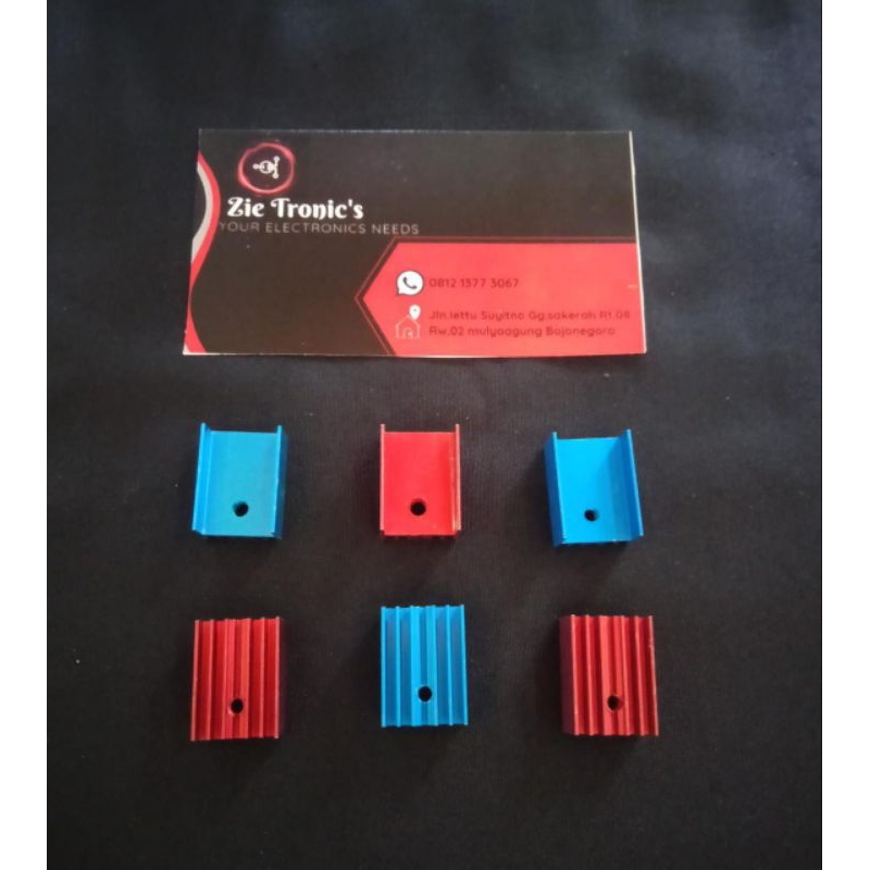 HEATSINK PENDINGIN TRANSISTOR TIP TO-220 ALUMINIUM