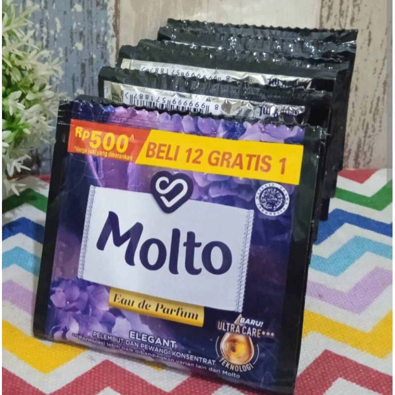1Renceng Molto Elegant Sachet 12X10/9ML